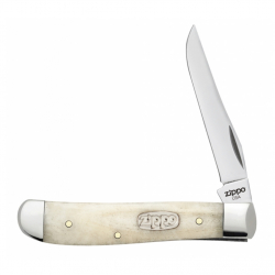 Нож перочинный Smooth Natural Bone Mini Trapper + зажигалка 207 ZIPPO 50559_207