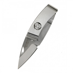Складной нож-зажим для купюр Mcusta Kamon Aoi MC-0081