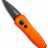 Складной автоматический нож Kershaw Launch 4 Orange 7500OR - Складной автоматический нож Kershaw Launch 4 Orange 7500OR