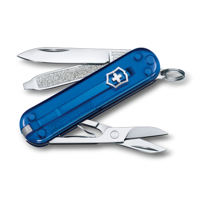 Многофункциональный складной нож-брелок Victorinox Classic SD Colors Deep Ocean 0.6223.T2G 