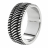Кольцо Tyre Shape Ring с орнаментом в форме шины (19,7 мм) ZIPPO 2007180 - Кольцо Tyre Shape Ring с орнаментом в форме шины (19,7 мм) ZIPPO 2007180